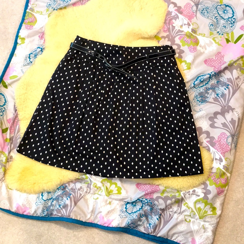 Diamond print skirt